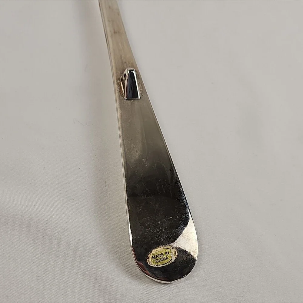 Vintage Silver Plate Serving Ladle Large Soup Gravy Punch Ladle Unbranded